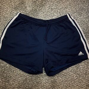 Adidas Navy Blue Athletic Shorts